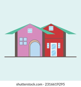 Icono del logotipo del hogar ilustración vectorial plana.