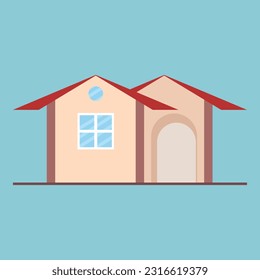 Icono del logotipo del hogar ilustración vectorial plana.