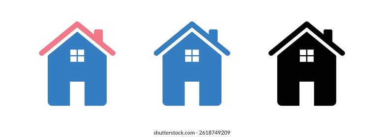 Home logo icon set design.