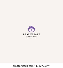 Design des Logo-Symbols für Home-Logos in Vector-Illustrationen