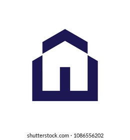 Home Logo icon vector