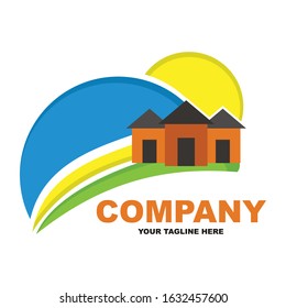 home logo icon vector - illustration