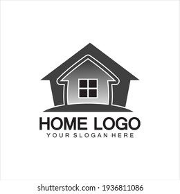 Icono del logotipo del hogar plantilla de diseño de ilustración de vectores.Diseño del logotipo del hogar y de la casa vectorial, logotipo, arquitectura y construcción, propiedad de diseño, permanencia en el logotipo del negocio del hogar.