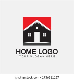 Home logo icon vector illustration design template.Home and house logo design vector, logo , architecture and building, design property , stay at home estate Business logo.