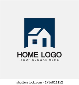 Home logo icon vector illustration design template.Home and house logo design vector, logo , architecture and building, design property , stay at home estate Business logo.