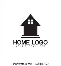 Home logo icon vector illustration design template.Home and house logo design vector, logo , architecture and building, design property , stay at home estate Business logo.