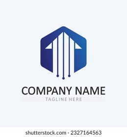 Icono del logotipo del hogar plantilla de diseño de ilustración de vectores.Diseño del logotipo del hogar y de la casa vectorial, logotipo, arquitectura y construcción, propiedad de diseño, permanencia en el logotipo del negocio del hogar.