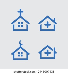 Home logo icon vector illustration design template.Home and house logo design vector, logo , architecture and building, design property , stay at home estate Business logo.