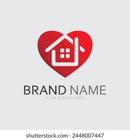 Home logo icon vector illustration design template.Home and house logo design vector, logo , architecture and building, design property , stay at home estate Business logo.