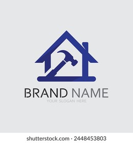 Home logo icon vector illustration design template.Home and house logo design vector, logo , architecture and building, design property , stay at home estate Business logo.