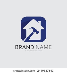 Home logo icon vector illustration design template.Home and house logo design vector, logo , architecture and building, design property , stay at home estate Business logo.