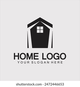 Home logo icon vector illustration design template. Home and house logo design vector, logo , architecture and building, design property , stay at home estate Business logo.