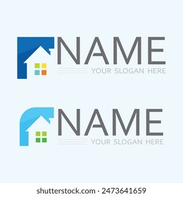 Home logo icon vector illustration design template.Home and house logo design vector, logo , architecture and building, design property , stay at home estate Business logo.