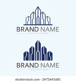 Plantilla de diseño de la Ilustración vectorial del logotipo del hogar y de la casa Vector de diseño del logotipo, logotipo , arquitectura y edificio, propiedad de diseño , estancia en el hogar inmueble Logotipo de negocio.