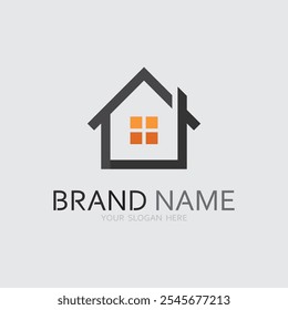 Home logo icon vector illustration design template.Home and house logo design vector, logo , architecture and building, design property , stay at home estate Business logo.