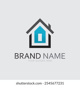 Home logo icon vector illustration design template.Home and house logo design vector, logo , architecture and building, design property , stay at home estate Business logo.