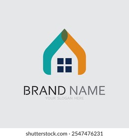 Home logo icon vector illustration design template.Home and house logo design vector, logo , architecture and building, design property , stay at home estate Business logo.