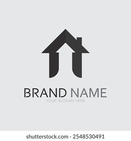 Início ícone de logotipo vetor ilustração modelo de design