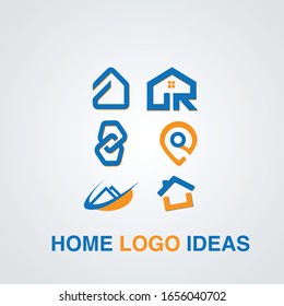 Home logo ideas design template