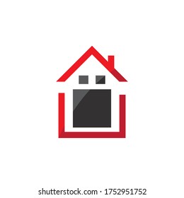 Plantilla vectorial de ilustración de logotipo residencial