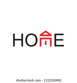 Home Logo Letter Design Stock Vector (Royalty Free) 1152550982 ...