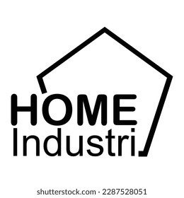 Home logo with modern line art design, design template, logo, logo template Premium Vector