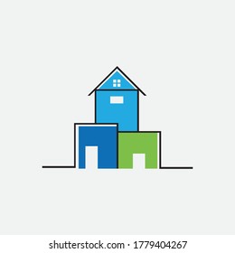 Home logo , Property and Construction Logo design