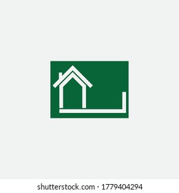 Logotipo del hogar , Diseño de logotipos de propiedades y construcción