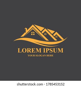 Logotipo del hogar , Diseño de logotipos de propiedades y construcción