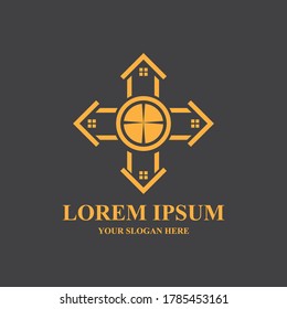 Home logo , Property and Construction Logo design