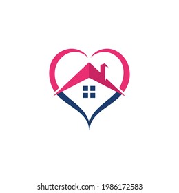 Logotipo del hogar , Diseño de logotipos de propiedades y construcción