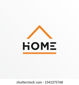Home logo with simple strong and memorable.