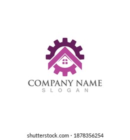 Home Logo and symbol design vector