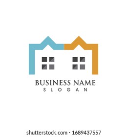 Home logo and symbol vector image