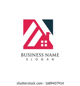 Home logo and symbol vector image