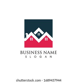 Home logo and symbol vector image