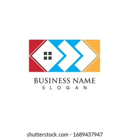 Home logo and symbol vector image