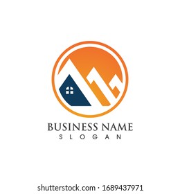 Home logo and symbol vector image