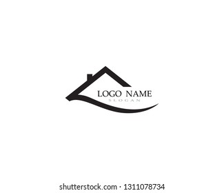 home logo and symbols icons template
