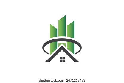 Home logo and symbols vector Free Vector