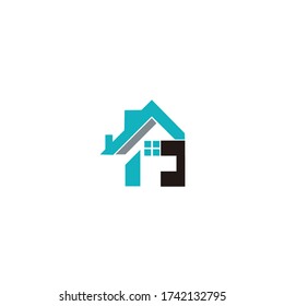 Home Logo Template Design, Emblem, Design Concept, Creative Symbol, Icon