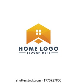 Home logo template. home design icon logotype bulding vector illustration