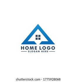 Home logo template. home design icon logotype bulding vector illustration