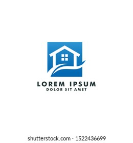 Home logo template, house icon design vector, Real estate symbol