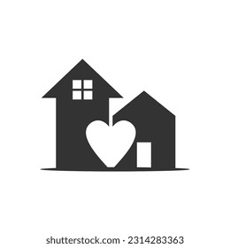 home logo template. Icon Illustration Brand Identity. Isolated and flat illustration. Vector graphic