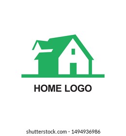 Home logo template vector illustration, creative smart home logo detailing with clean background. Real estate vector. Building & landmark logo