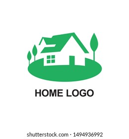 Home logo template vector illustration, creative smart home logo detailing with clean background. Real estate vector. Building & landmark logo