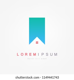 Home Logo Template. Vector Illustrator