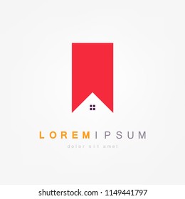 Home Logo Template. Vector Illustrator