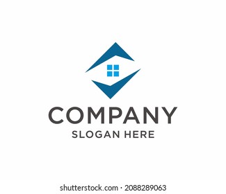 Home Logo Template. Vector Illustrator 